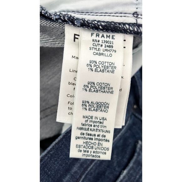 Frame L'Homme Mid Rise Slim Fit Denim Jeans Cabrillo Mens Size 30x33 New Stretch - Picture 12 of 12